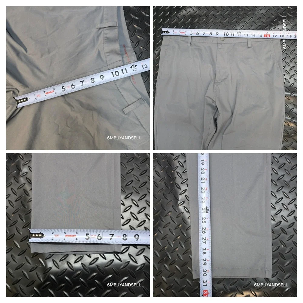 Rhone Commuter Pants Mens 35 Light Gray‎ Performance Trousers 100161 SP23